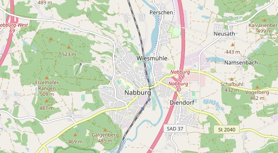 Restaurant auf Karte