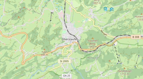 Restaurant auf Karte