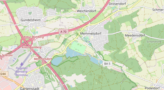 Restaurant auf Karte