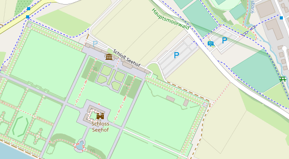 Restaurant auf Karte