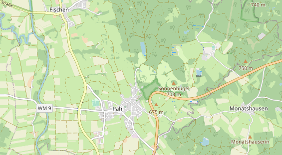 Restaurant auf Karte