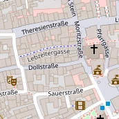 Restaurant auf Karte