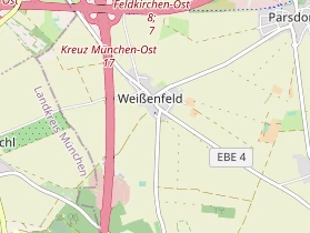 Restaurant auf Karte