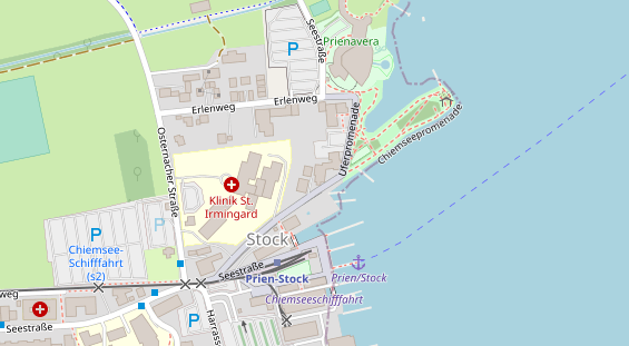 Restaurant auf Karte