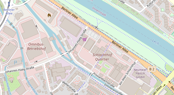 Restaurant auf Karte