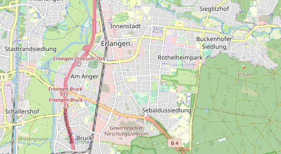 Restaurant auf Karte