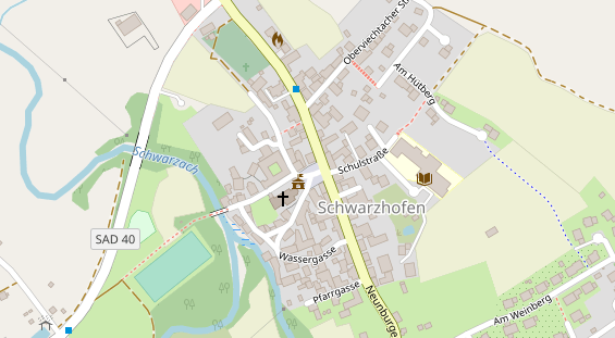 Restaurant auf Karte