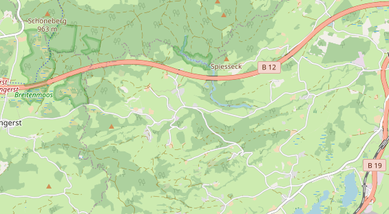 Restaurant auf Karte