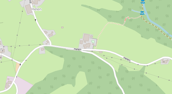 Restaurant auf Karte