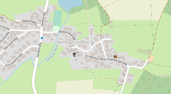 Restaurant auf Karte