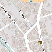 Restaurant auf Karte