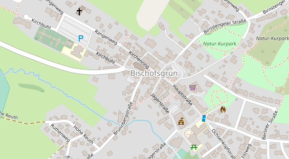 Restaurant auf Karte