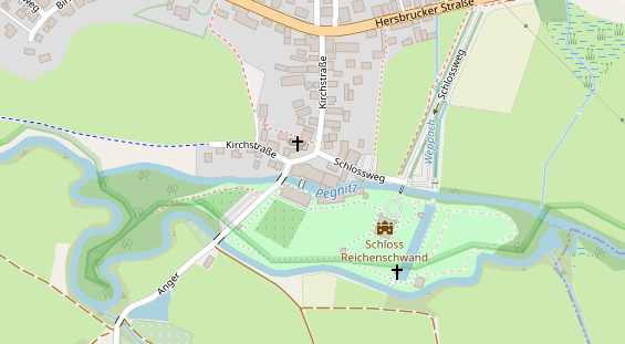 Restaurant auf Karte