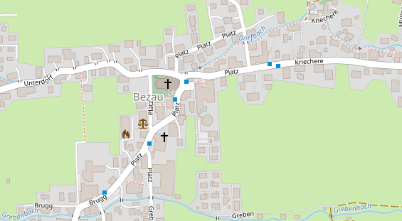 Restaurant auf Karte