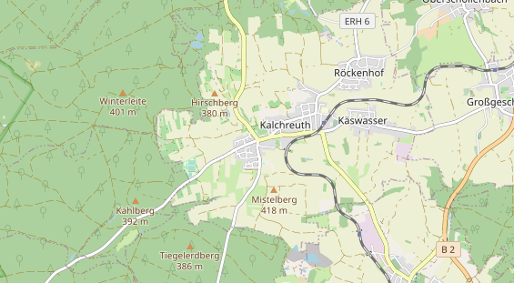 Restaurant auf Karte