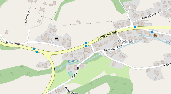 Restaurant auf Karte