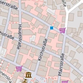 Restaurant auf Karte