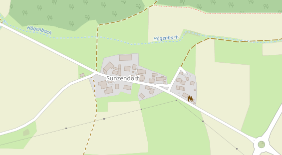 Restaurant auf Karte