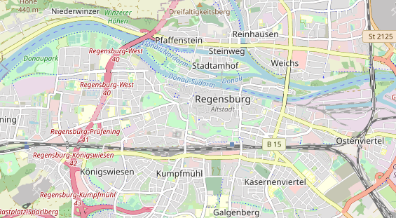 Restaurant auf Karte