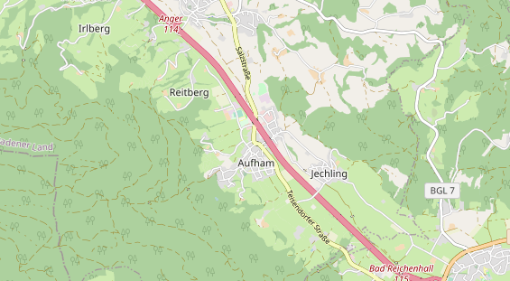 Restaurant auf Karte