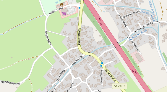 Restaurant auf Karte