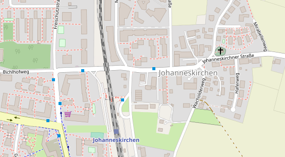 Restaurant auf Karte