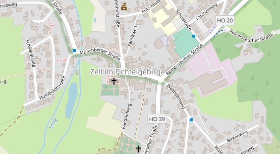 Restaurant auf Karte