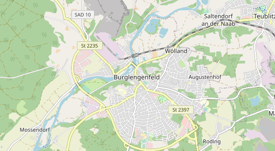 Restaurant auf Karte