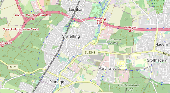 Restaurant auf Karte