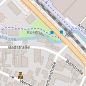 Restaurant auf Karte