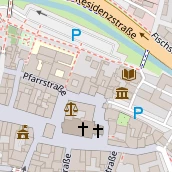 Restaurant auf Karte