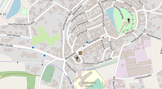 Restaurant auf Karte