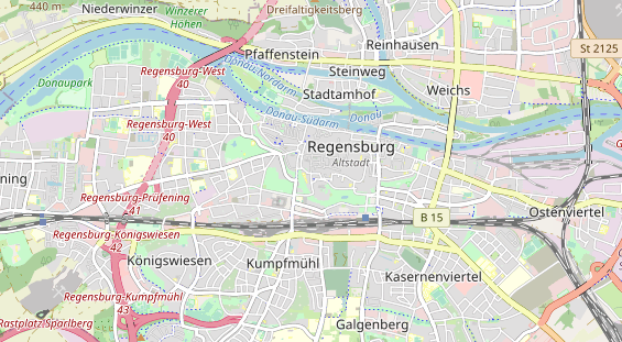 Restaurant auf Karte