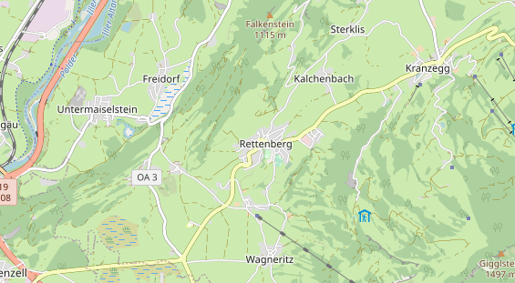 Restaurant auf Karte