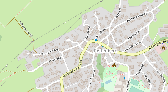 Restaurant auf Karte