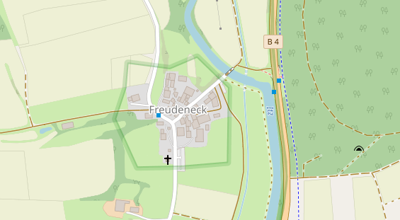 Restaurant auf Karte