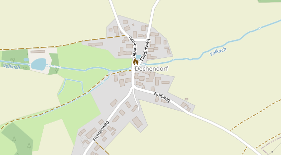 Restaurant auf Karte