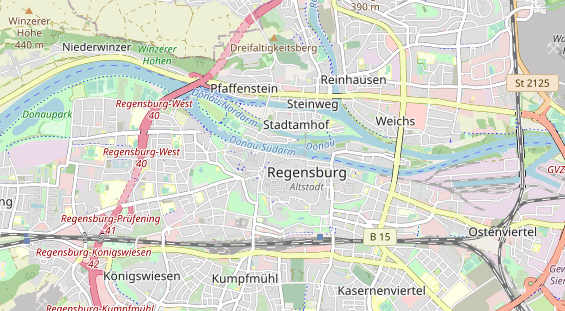 Restaurant auf Karte