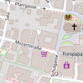 Restaurant auf Karte