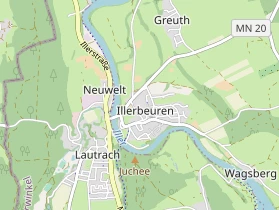 Restaurant auf Karte