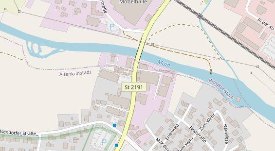 Restaurant auf Karte