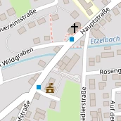 Restaurant auf Karte