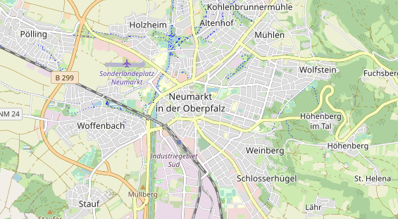 Restaurant auf Karte
