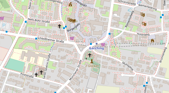 Restaurant auf Karte