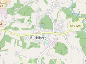 Restaurant auf Karte