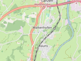 Restaurant auf Karte