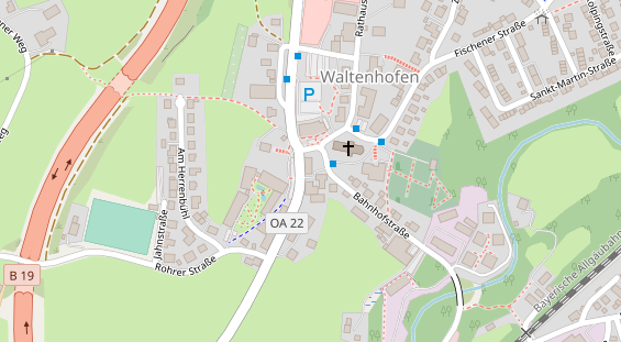 Restaurant auf Karte