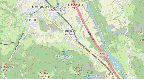 Restaurant auf Karte