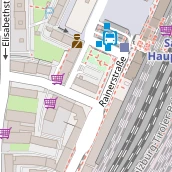 Restaurant auf Karte
