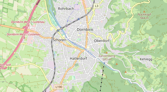 Restaurant auf Karte